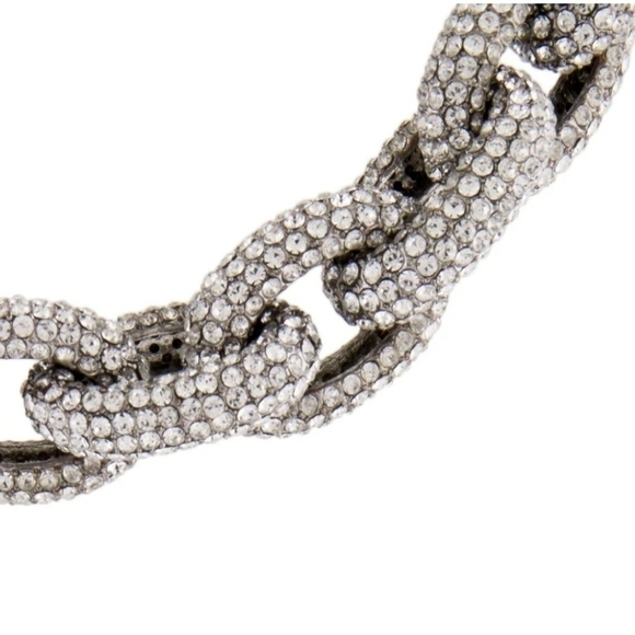 SHAY Jumbo Crystal Chain Link Collar Necklace - Picture 2 of 8